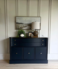 Load image into Gallery viewer, Navy Vintage Buffet