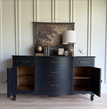 Load image into Gallery viewer, Navy Drexel Buffet