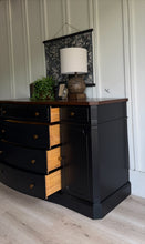Load image into Gallery viewer, Vintage Black Buffet