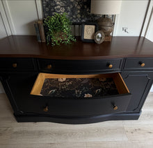 Load image into Gallery viewer, Vintage Black Buffet