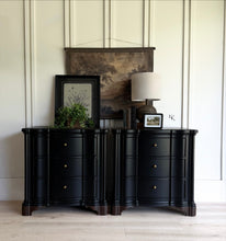 Load image into Gallery viewer, Oversized Black Nightstands