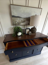 Load image into Gallery viewer, Navy Vintage Buffet
